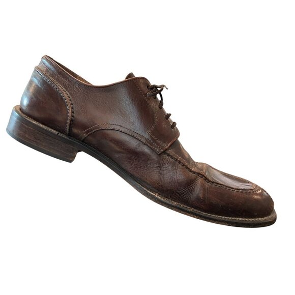 Brass Boot Brown Leather Split Apron Toe Derby Shoes Mens 12 Spain main image 14